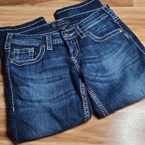 Silver Women's Aiko Capri Jeans - SIZE 27